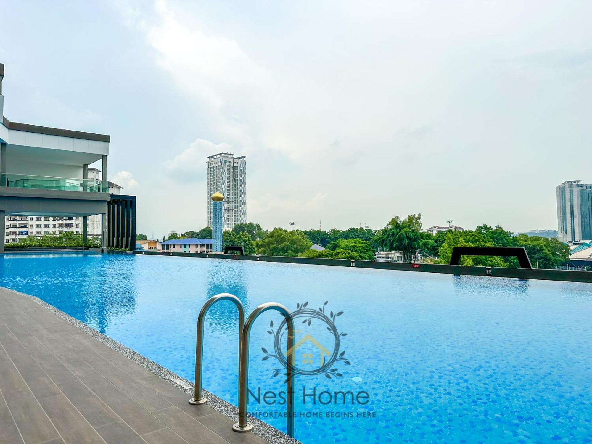 Twin Tower Residence By Nest Home【5 Mins Walk To Ciq】 Johor Bahru Eksteriør billede